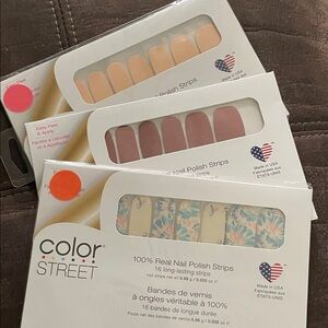Color Street Nail Strips - Peach, Rose, Floral Delight